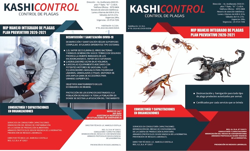 KASHI CONTROL y su Servicio de Control de Plagas