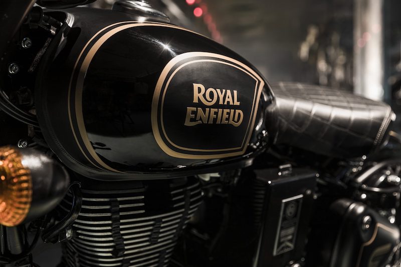 La Royal Enfield Classic 500 Tribute Black