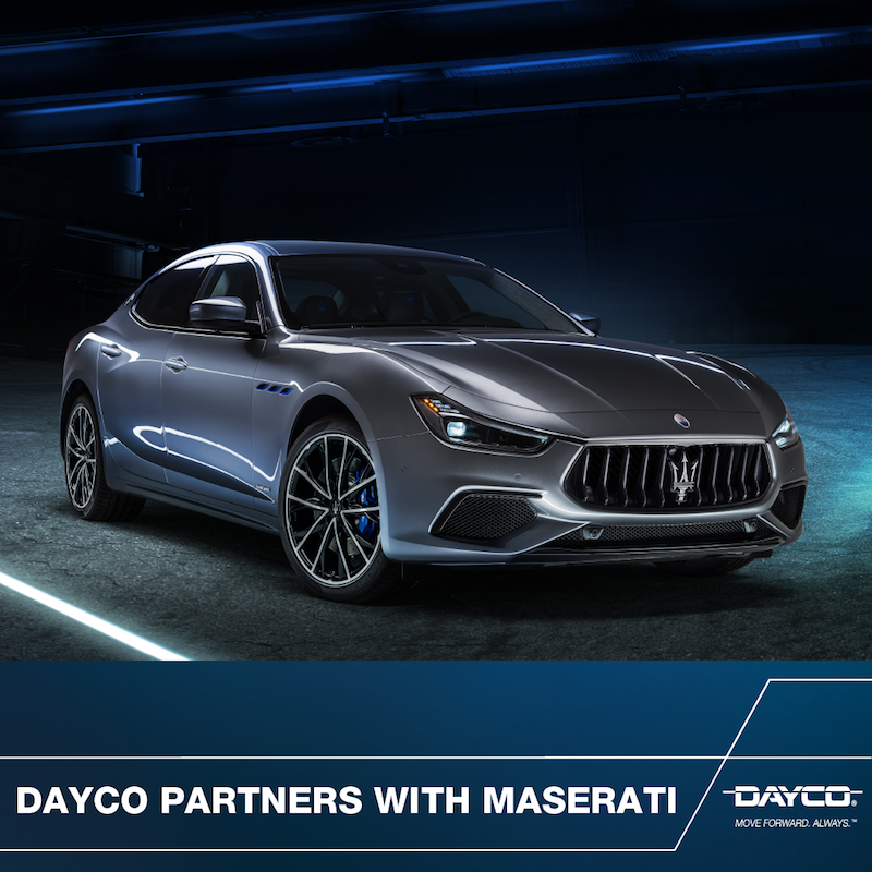 Dayco se asocia con Maserati para optimizar la tecnología híbrida