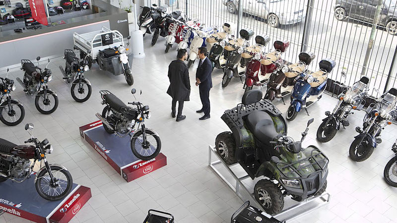 La baja en la venta de motovehículos fue del 13,8%