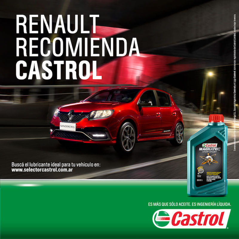 CASTROL el lubricante que recomienda Renault - AXION energy