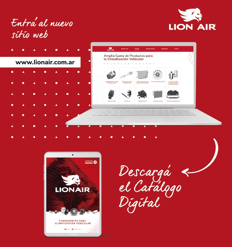 Línea Lion Air para el sistema de climatización