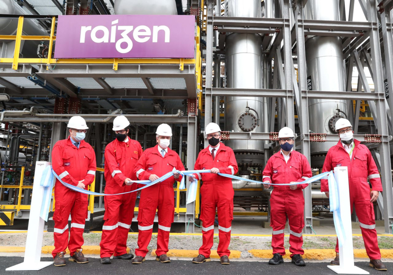 Raízen Argentina inauguró planta de propelentes en su refinería de Dock Sud