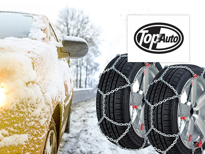 Novedades Top Auto: Cadenas para nieve y barro, precintos de tracción y cadena líquida en aerosol 