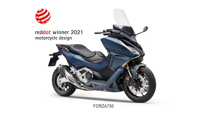 Honda Forza 750, galardonada en los Premios Red Dot 2021 de Diseño