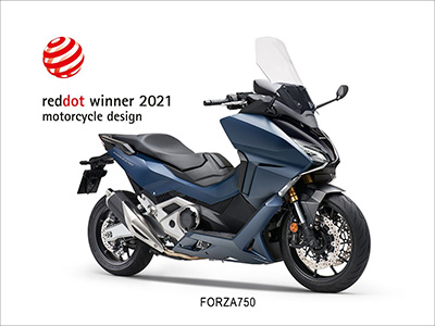 Honda Forza 750, galardonada en los Premios Red Dot 2021 de Diseño