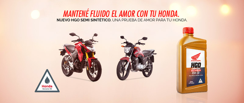 Honda presenta HGO 10W30, su nuevo Lubricante Semi-Sintético