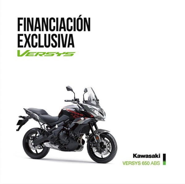Kawasaki Versys 300 en 12 y 18 cuotas sin interés