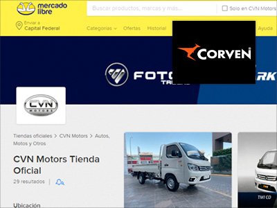 Foton Trucks, comercializada por CVN Motors, informa la primera tienda oficial de ventas de vehículos en el país