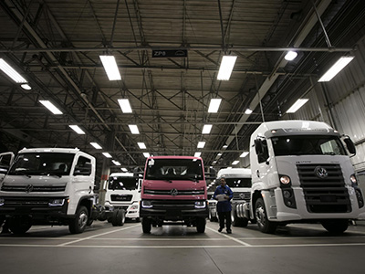 Volkswagen duplicó la exportación de camiones a Brasil