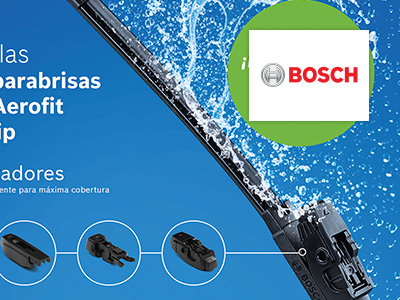 Lanzamiento Bosch: Escobillas Aerofit Multiclip