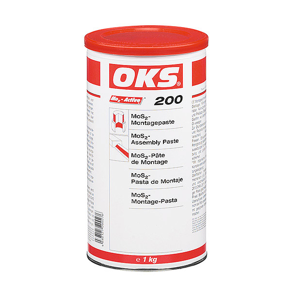 Aplicación de producto OKS: Pasta de montaje MoS2 OKS 200 y OKS 221 con disulfuro de molibdeno