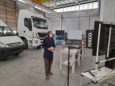 Entrenamientos técnicos virtuales de Iveco en tiempo real