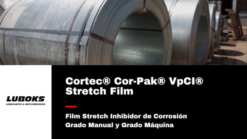 Cortec Cor-Pak VPCI Film Stretch, inhibidor de corrosión grado manual y grado máquina