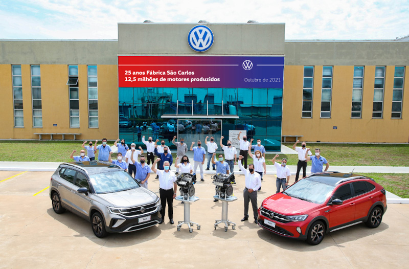 Volkswagen: 12,5 millones de motores en Sao Carlos