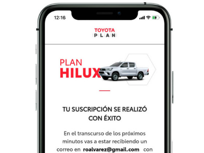 Plan de Ahorro online de Toyota