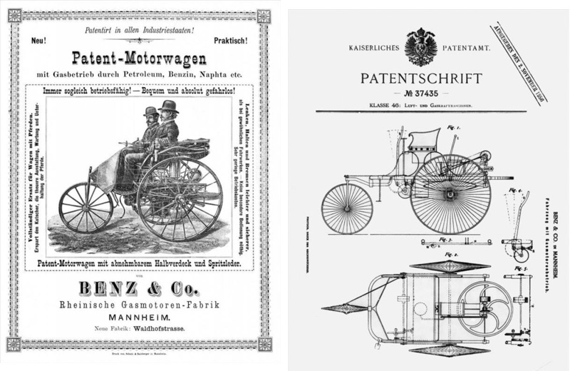 Sabías que hace 136 años Mercedes-Benz creaba el automóvil