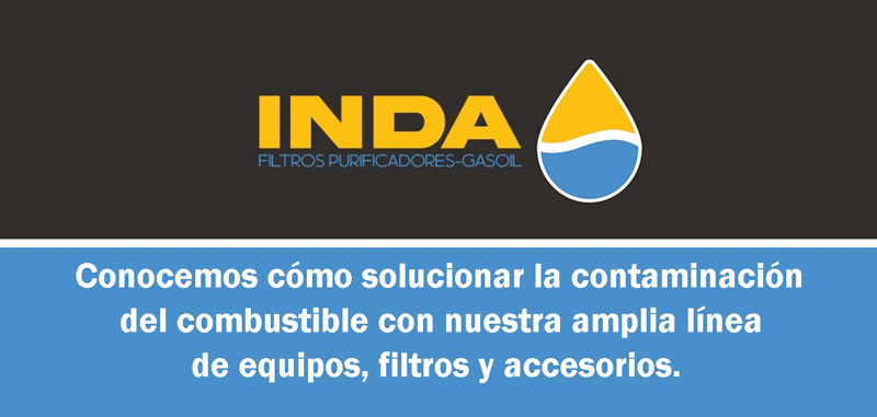 Descripción de producto INDA purificadores: Línea de equipos, filtros y accesorios