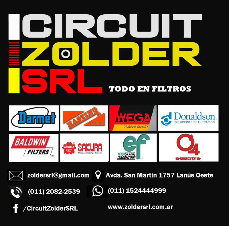 Circuit Zolder SRL, distribuidora mayorista y minorista de filtros