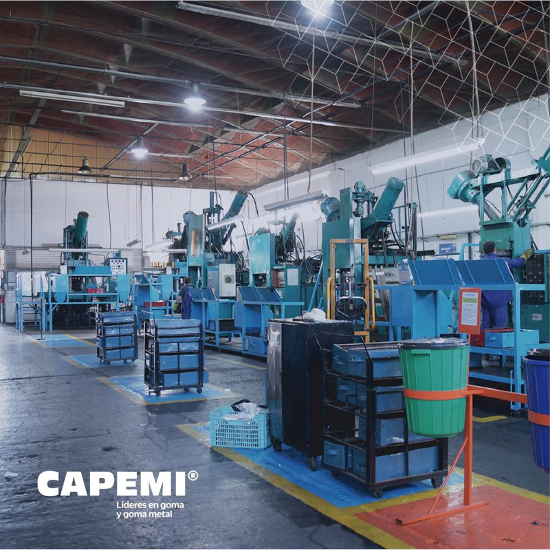 CAPEMI 65 años fabricando Autopartes de Goma y Goma-Metal