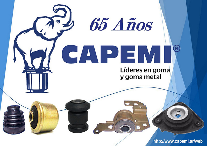 CAPEMI 65 años fabricando Autopartes de Goma y Goma-Metal