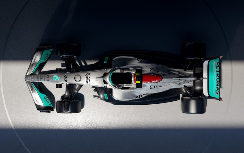 Mercedes-Benz deslumbró con su nueva versión de F1
