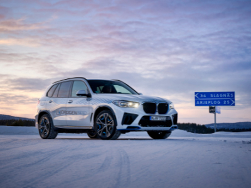 Pruebas de invierno para el BMW IX5 Hydrogen
