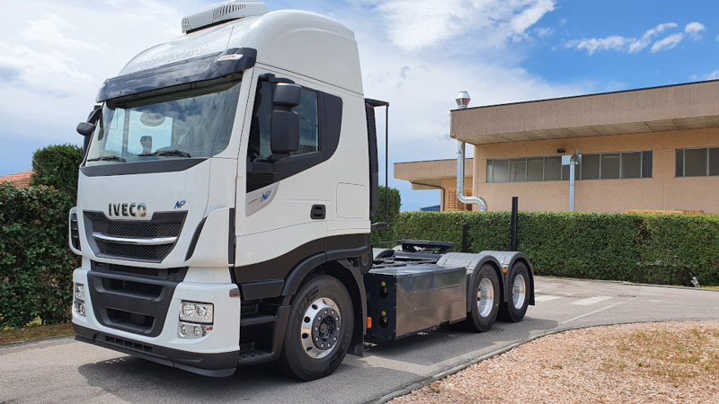 Camiones Iveco a GNC para exportar
