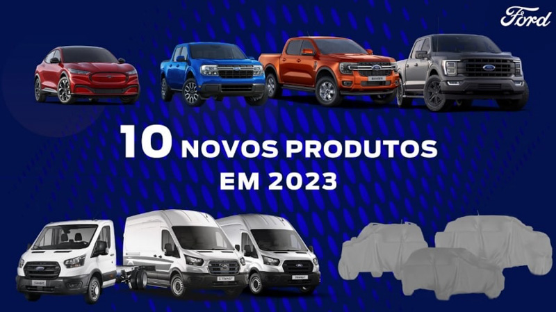 Diez nuevos Ford en Brasil para 2023