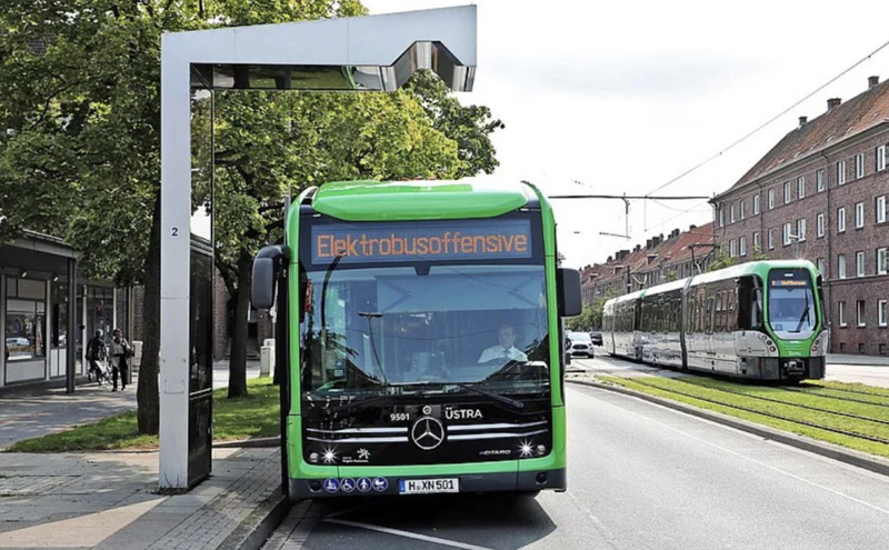 Alemania financia buses eléctricos