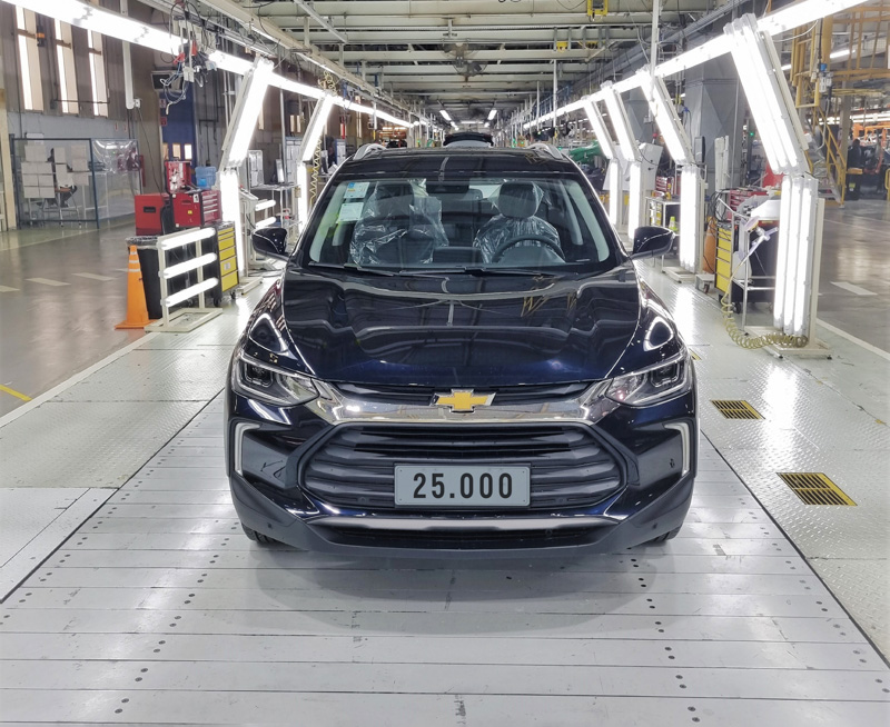 Aumenta la producción de Chevrolet Tracker en el país