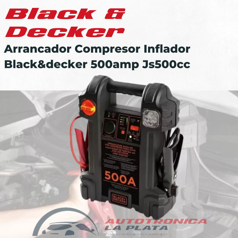 Autotrónica La Plata: Arrancador Compresor Inflador y arrancador portatil instantaneo Black & Decker