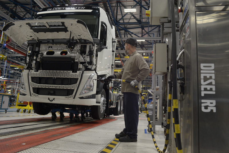 Volvo adopta diesel renovable en su fábrica