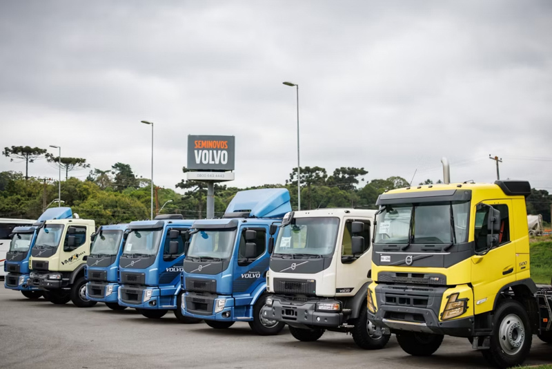 Volvo lidera la venta de camiones usados en Brasil
