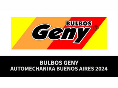 Institucional Bulbos Geny: Automechanika Buenos Aires 2024
