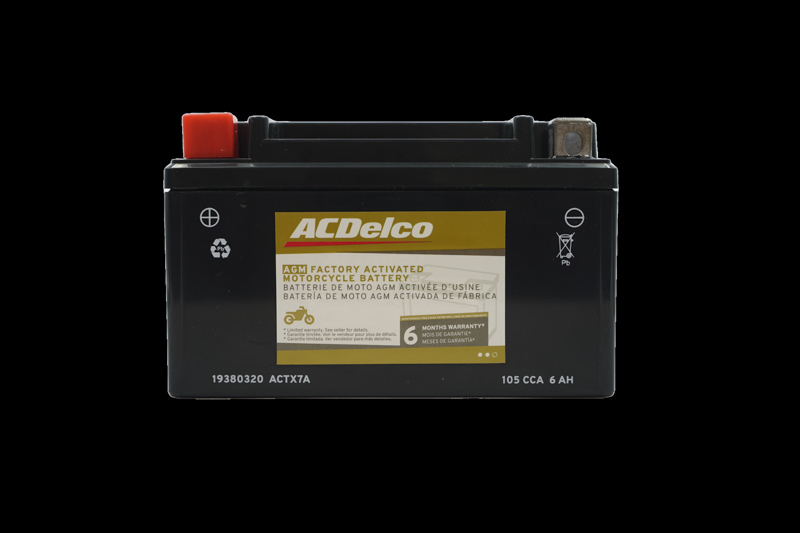 ACDelco presenta sus baterías para motos