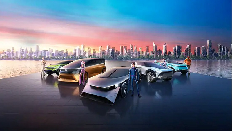 Nissan presentó cinco prototipos futuristas