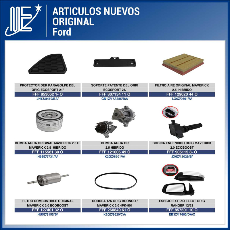 Expoyer presenta nuevos repuestos originales Ford