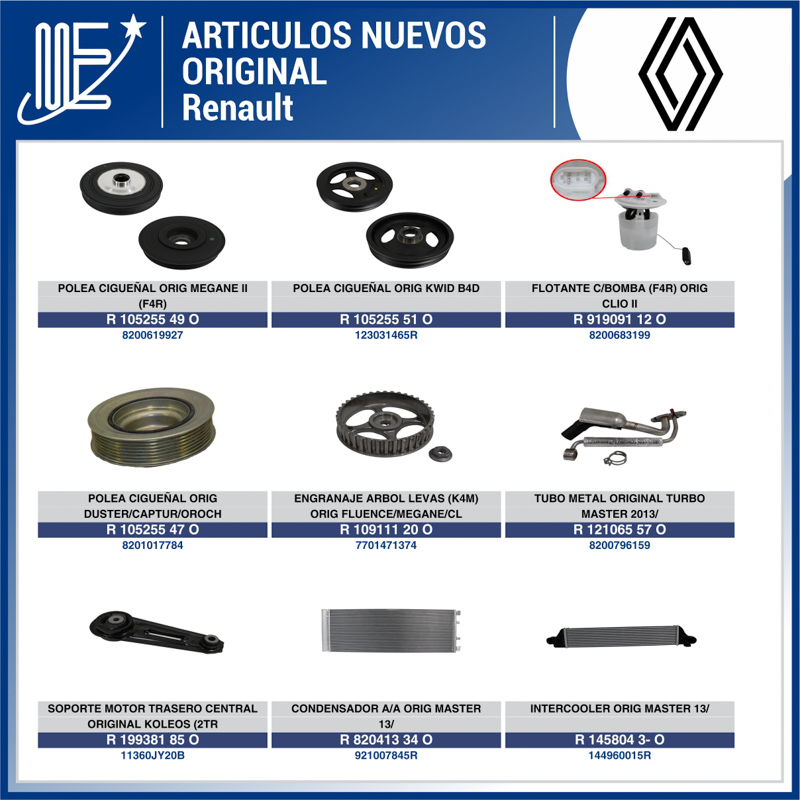 Expoyer: lanzamientos originales para línea Renault