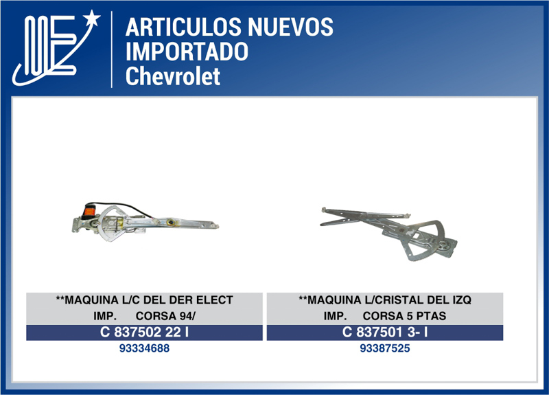 Novedades importadas Expoyer para diversas marcas