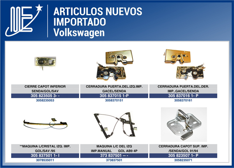 Novedades importadas Expoyer para diversas marcas