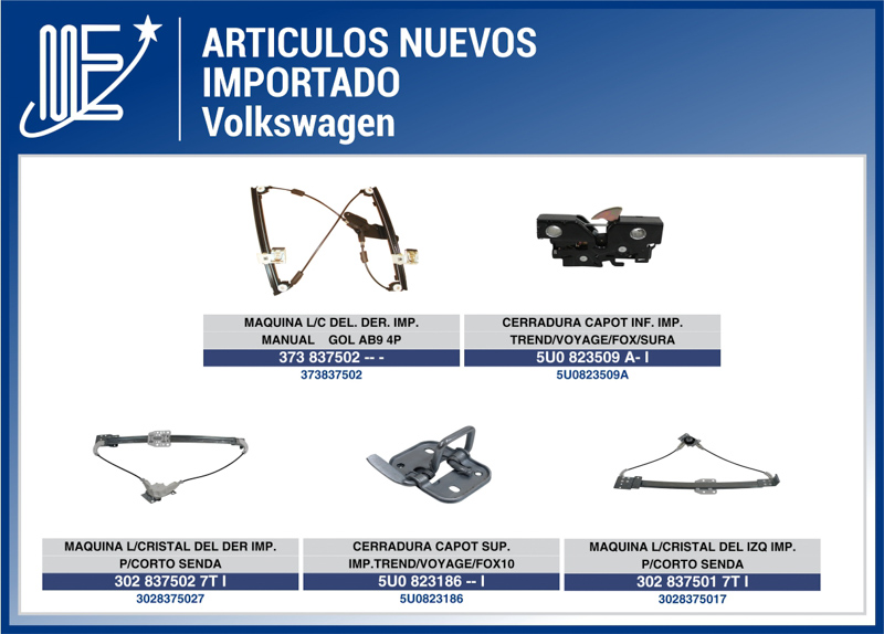 Novedades importadas Expoyer para diversas marcas