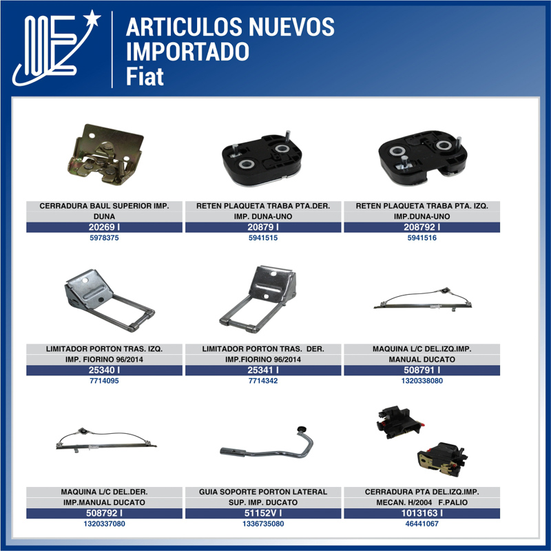 Novedades importadas Expoyer para diversas marcas