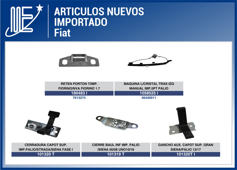 Novedades importadas Expoyer para diversas marcas