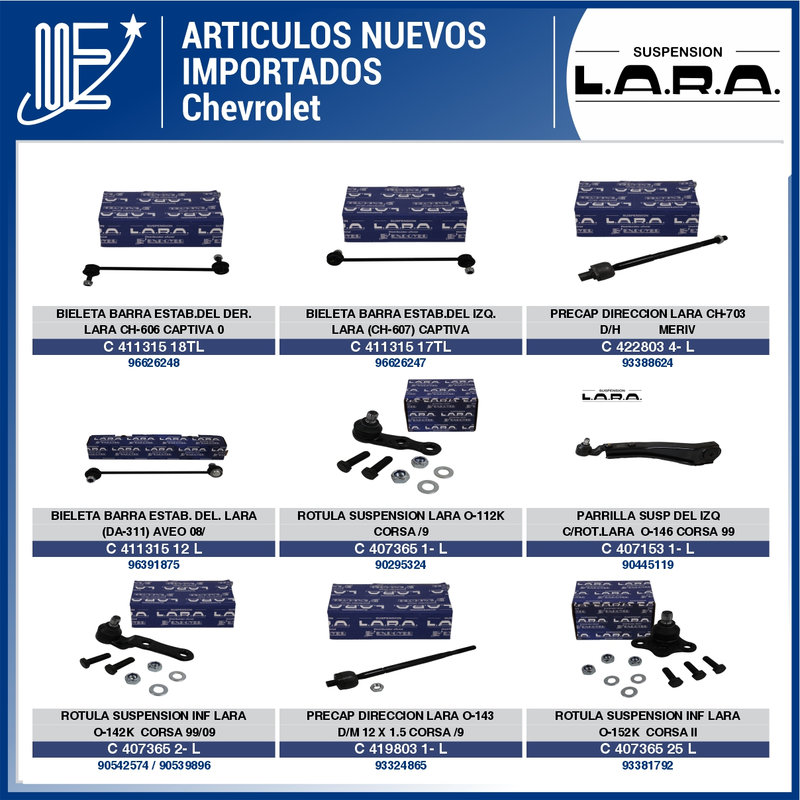 Expoyer lanza artículos LARA para suspensión