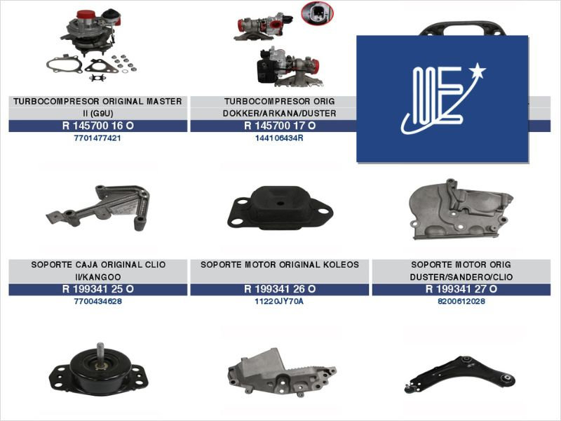 Nuevos productos originales Renault