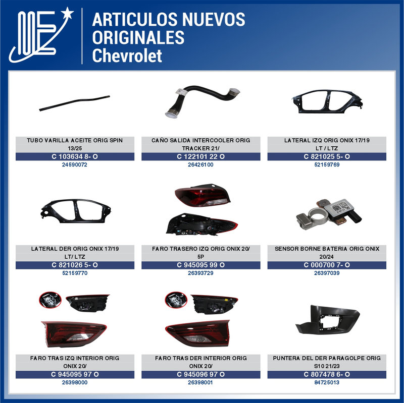 Expoyer amplía su línea de repuestos Chevrolet