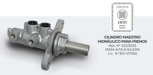 Freno Silent certifica cilindros maestros en Argentina
