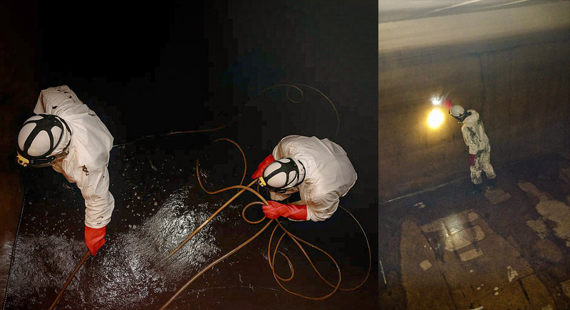 Servicios de limpieza y mantenimiento de tanques