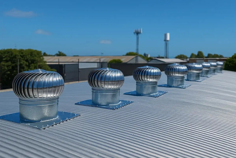 Extractores eólicos para ventilación industrial